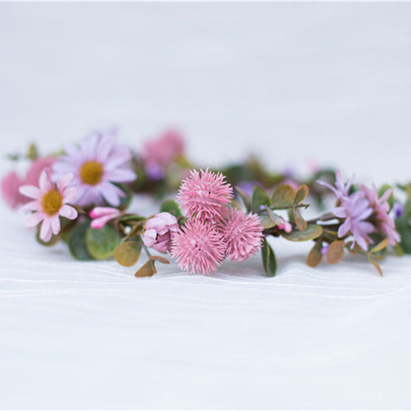 Vacation Wedding Photo Hair Accessories Dried Flower Garland