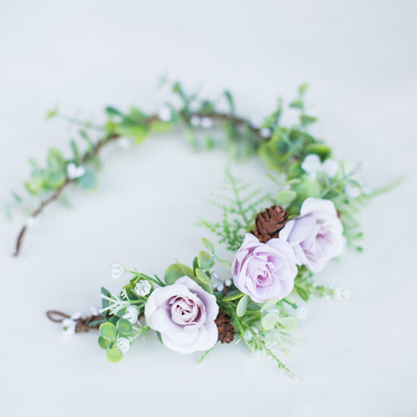 Garden Party Bridal Wreath Holiday Tiara